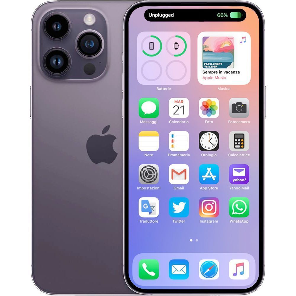 Смартфон Apple iPhone 14 Pro Max 256 ГБ темно-фиолетовый купить по